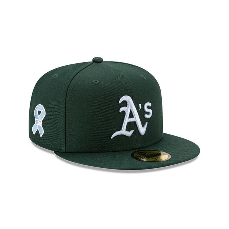 MLB Oakland Athletics Father's Day 59Fifty Fitted (NYH6314) - Green New Era Caps